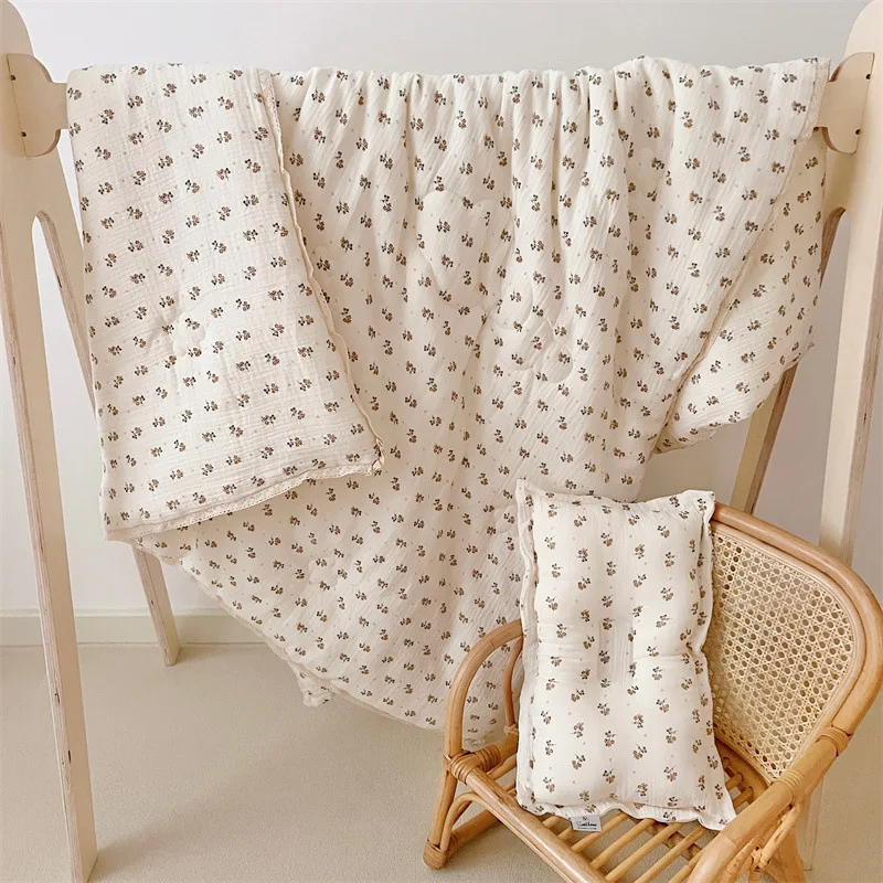 Edredón muselina floral infantil – Algodón suave niños y niñas - imagen 3