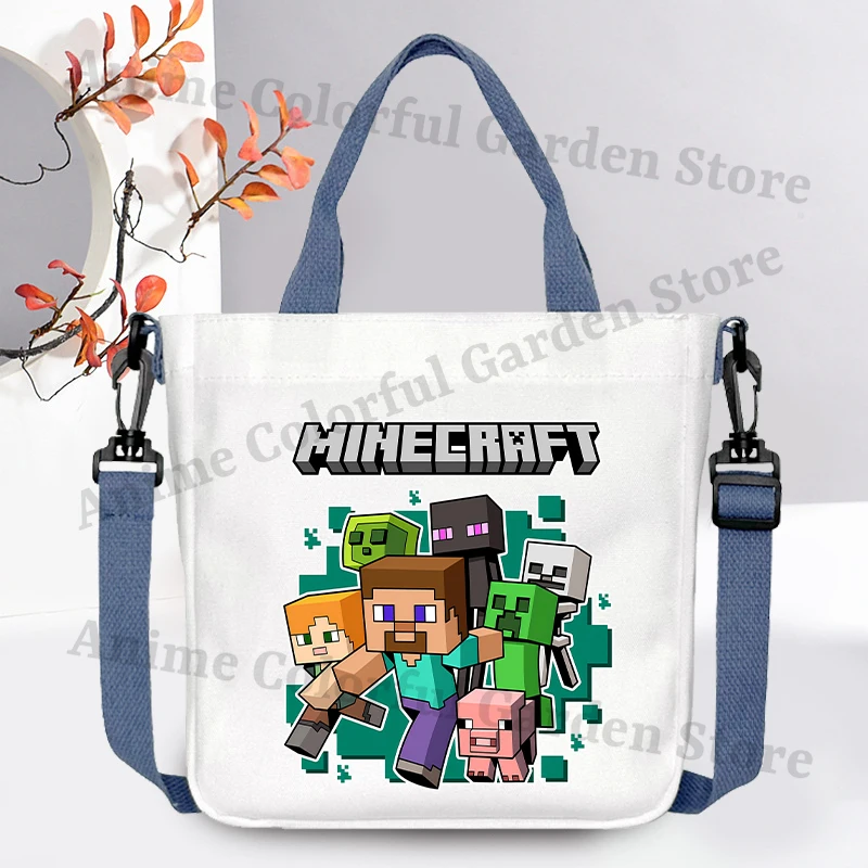 Minercrafted bandolera cruzada estampada de videojuegos para peques