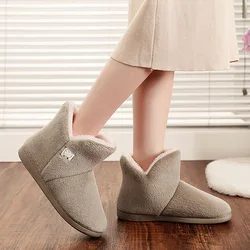 Zapatillas cálidas antideslizantes de casa mujer