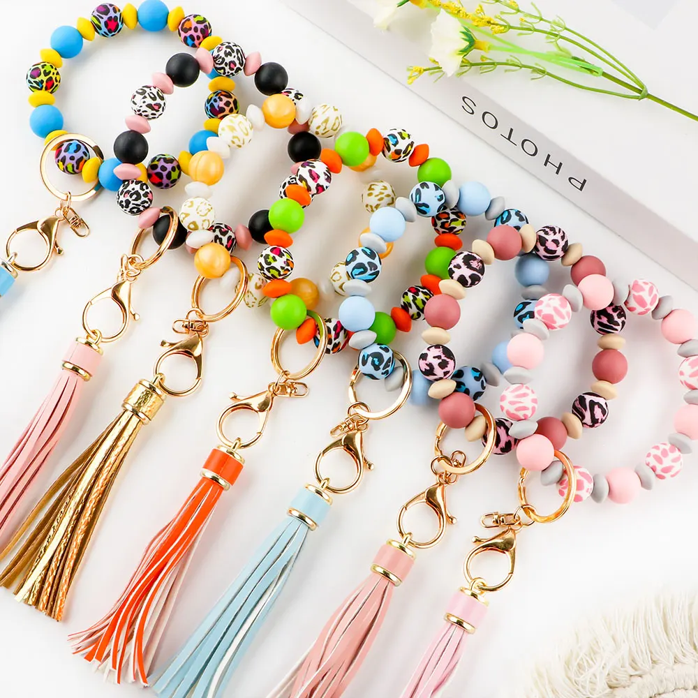 Cuentas de silicona con estampado de leopardo 15mm – Para collares y pulseras infantiles - imagen 4