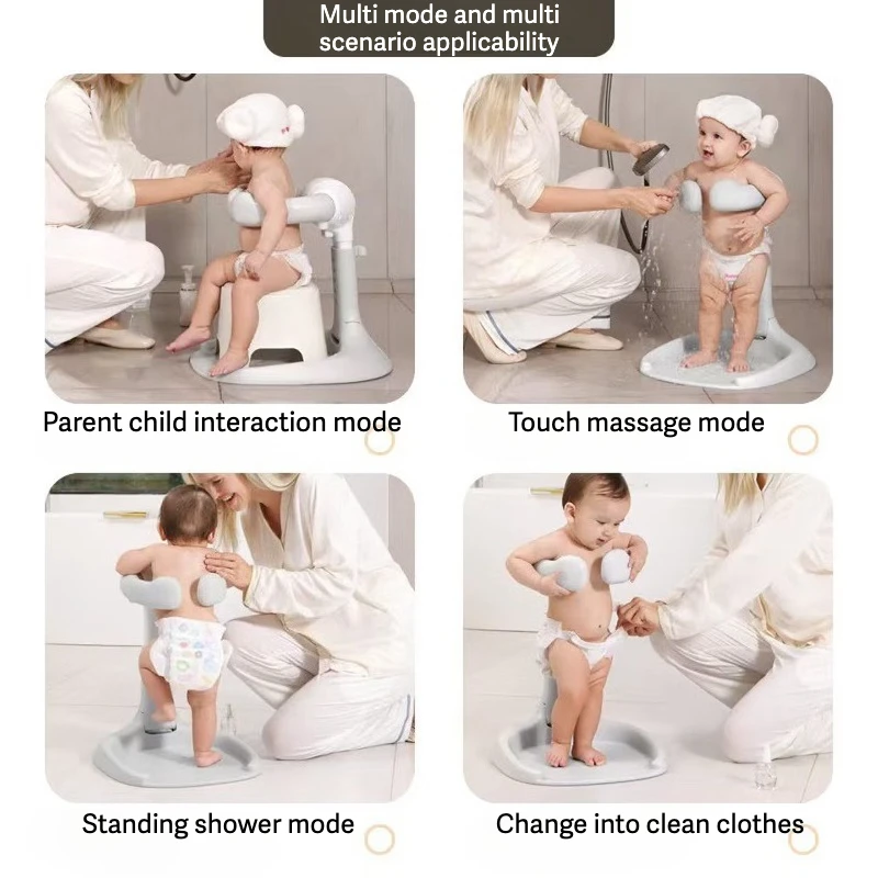 Taburete de baño antideslizante para niño – Plegable - imagen 2