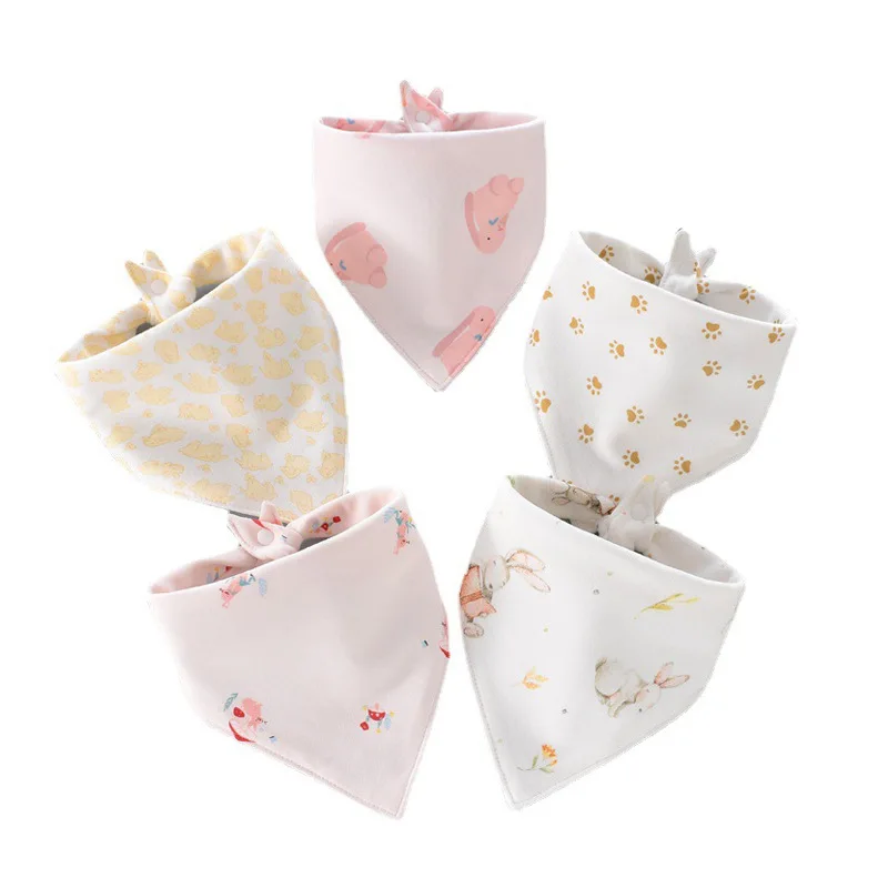Baberos bandana de algodón para bebé recién nacido - imagen 5
