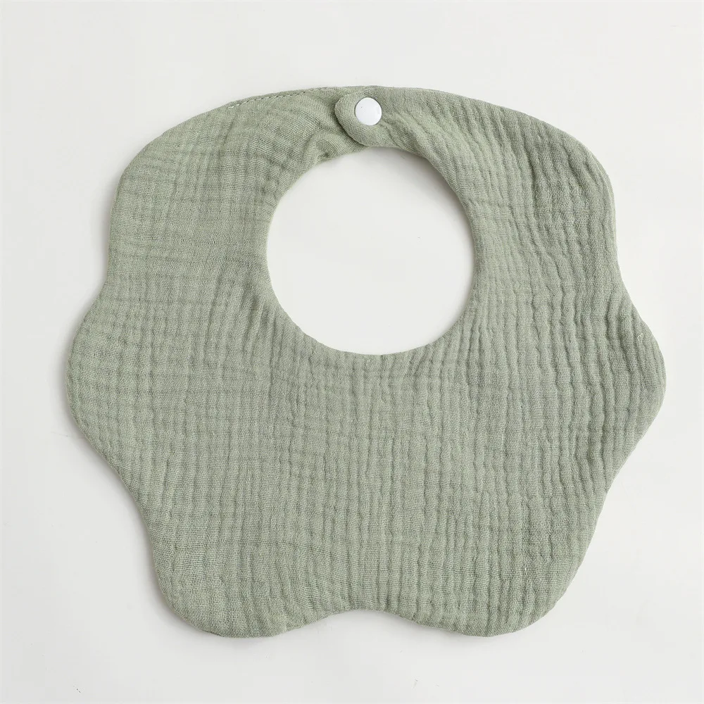 Baberos de gasa de algodón para bebé – Suave absorbente 6 capas - imagen 2
