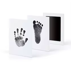 Kit de huellas de bebé - Recuerdo neonatal sin tinta para primeras fotos