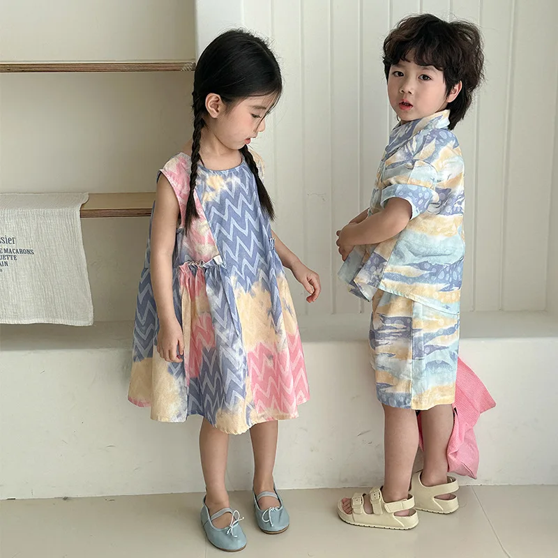 MILANCEL conjunto playa hermanos niños 1-8 años - imagen 2