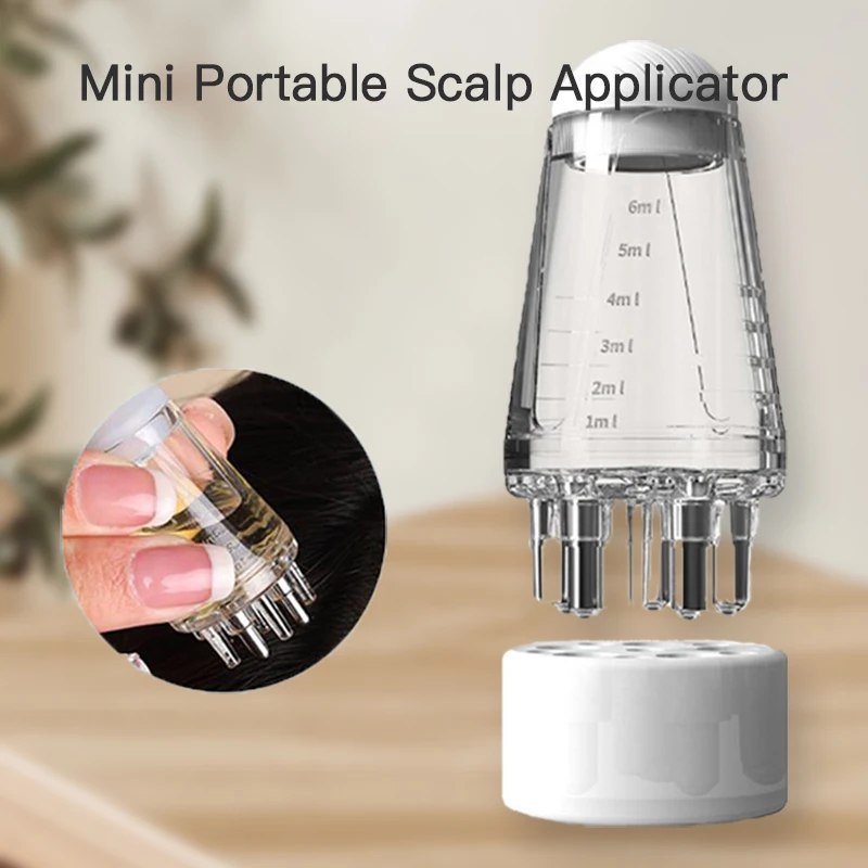 Peine massageador capilar para aplicar suero nutritivo en bebés