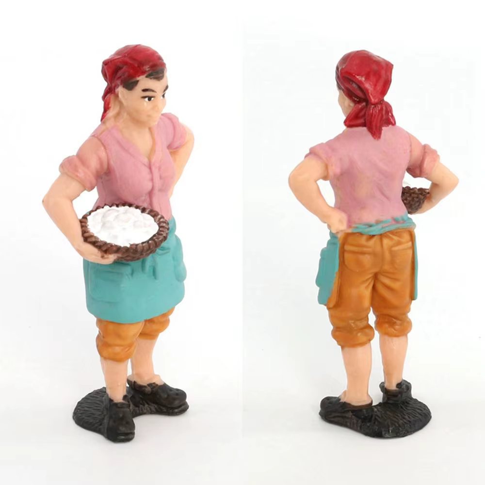 Figura PVC artesanal hecha a mano para granja - decoración mesa de arena - imagen 3
