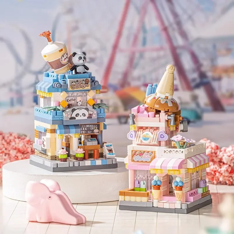 Bloques Montessori de construcción creativos en colores para niños - imagen 3