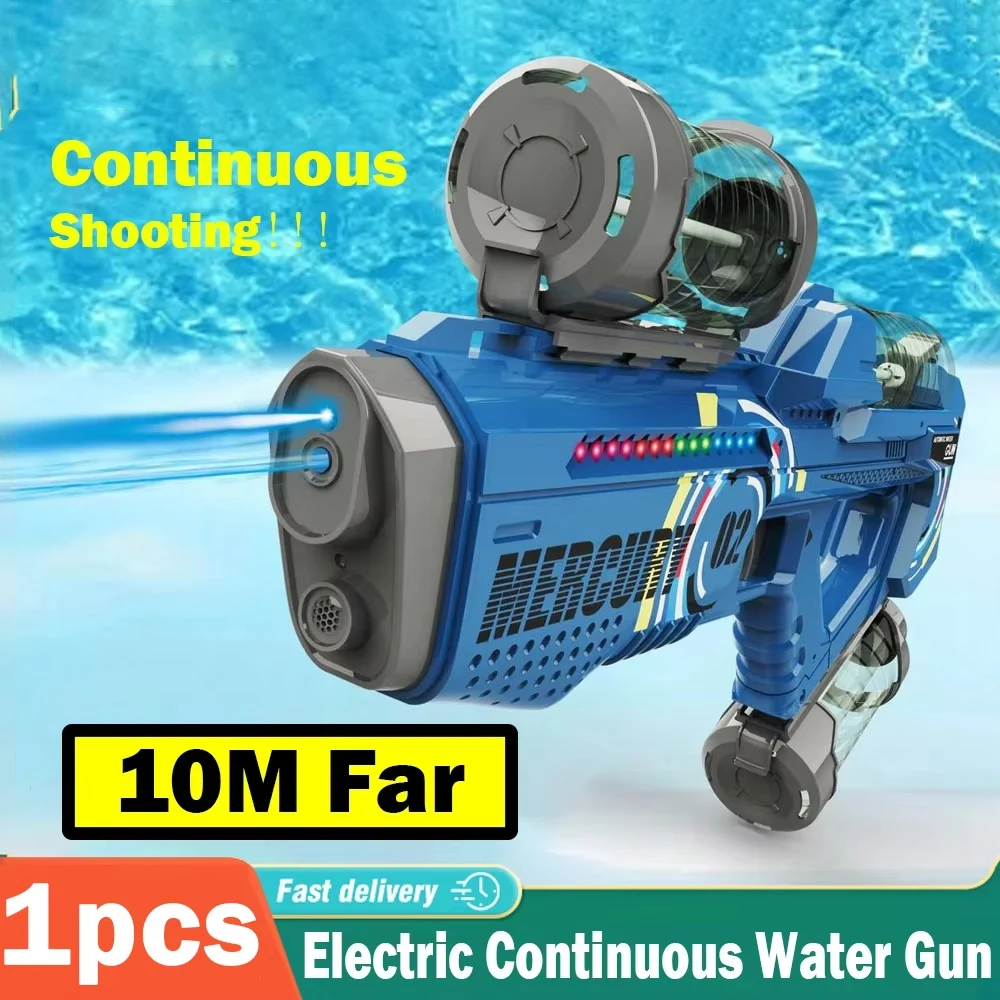 Pistola de agua automática eléctrica de disparo continuo para playa - imagen 3