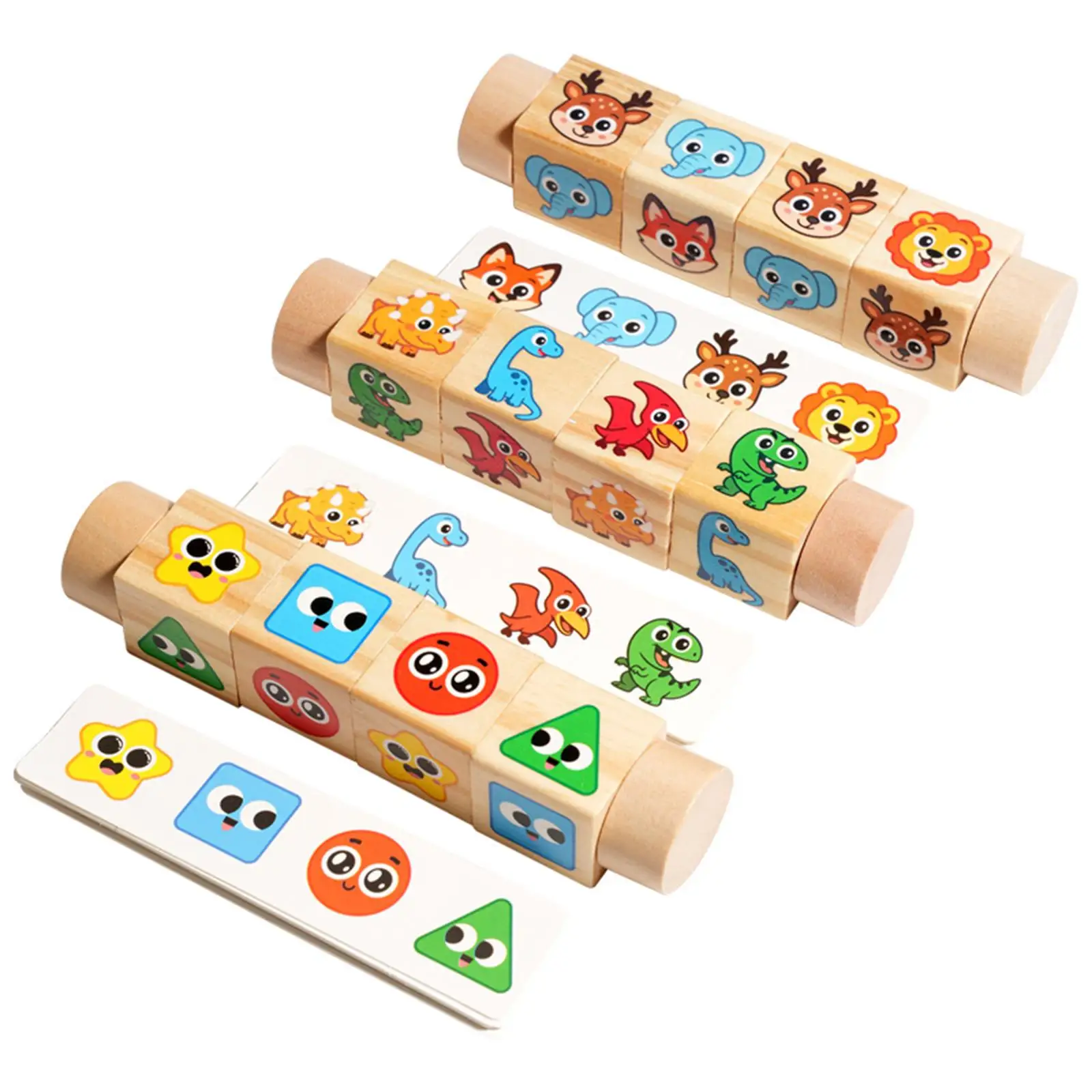 Rompecabezas de bloques encajables educativo infantil a juego - imagen 5
