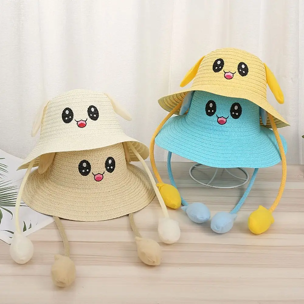 Sombrero de verano infantil de ala ancha con protección solar - imagen 3