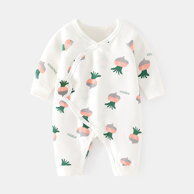 Pelele bebé recién nacido algodón estampado primavera otoño suave - imagen 3