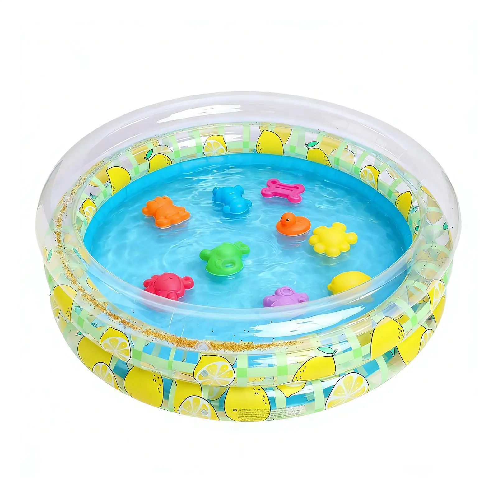 Piscina infantil hinchable redonda de PVC para jardín y patio - imagen 3