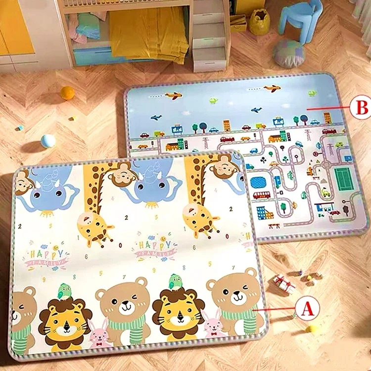 Patrón decorativo de la alfombra de juego para niños