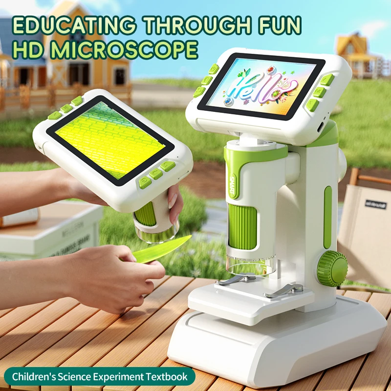 Microscopio 1600X para niños – Kit de experimentos científicos - imagen 4