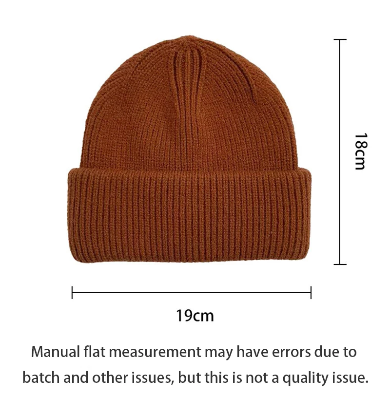 Gorro de punto de invierno para niños, cálido y liso - imagen 4