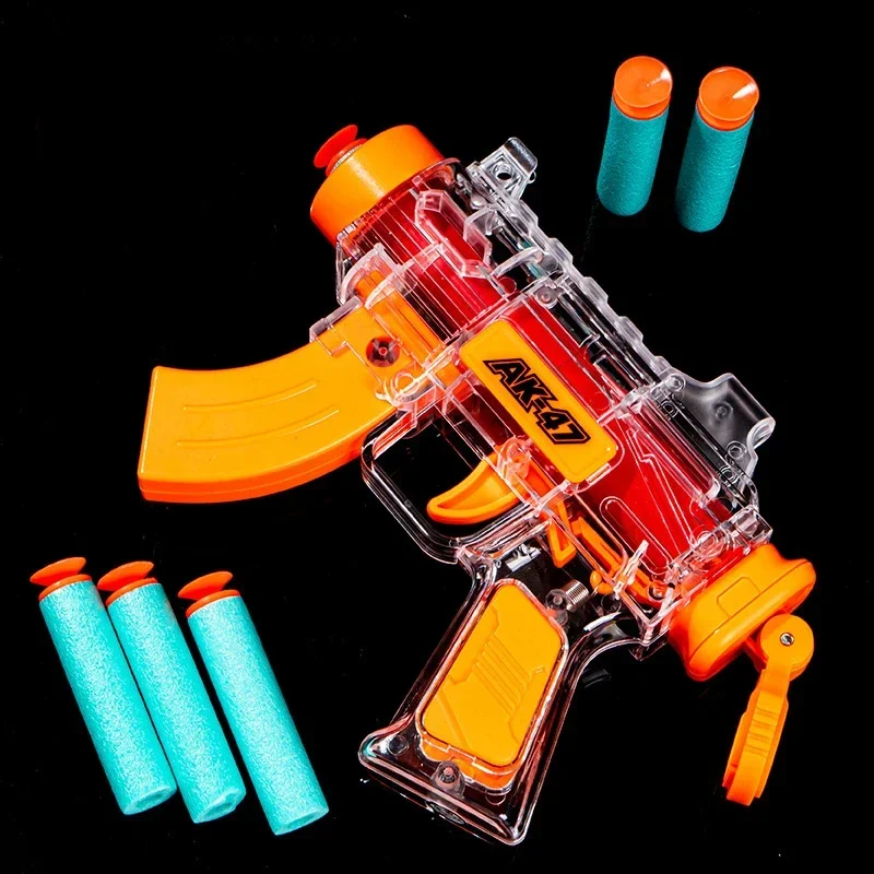 Pistola de tiro AK47 para niños - Balas EVA suaves, juego interior - imagen 4