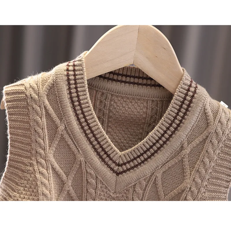 Conjunto bebé algodón primavera – Camisa a cuadros y chaleco - imagen 5