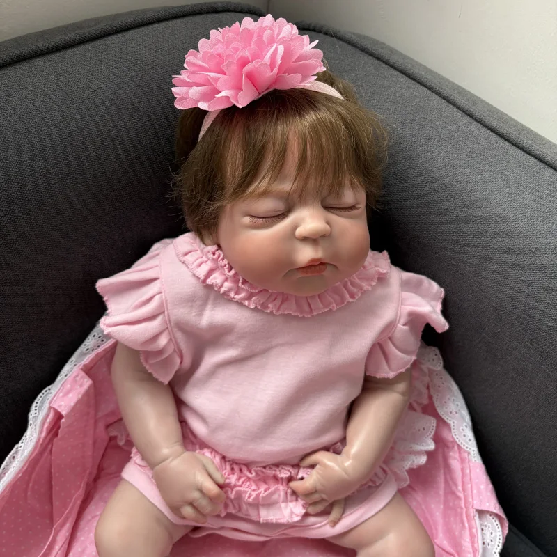 Muñecas reborn realistas para recién nacidos con manta de sueño