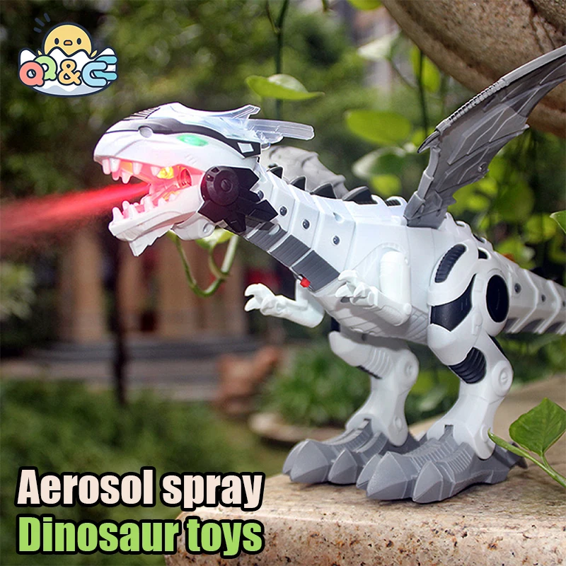 Dinosaurio electrónico para caminar – Juguete mecánico con alas para niños - imagen 3
