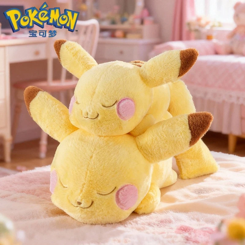 Peluche de Pikachu dormido estilo caricatura, suave y cómodo - imagen 5