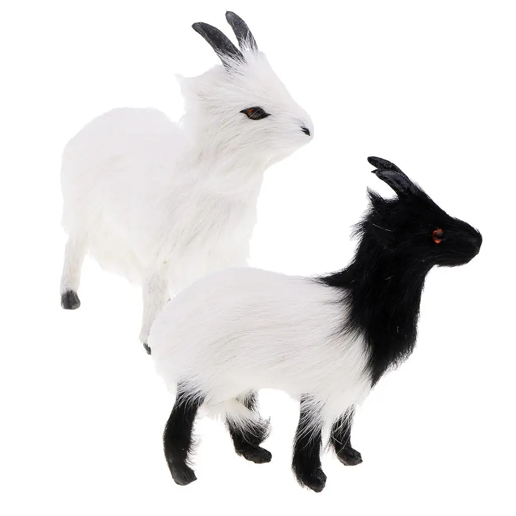 Figura de cabra de lana para manualidades y casa de muñecas - imagen 5
