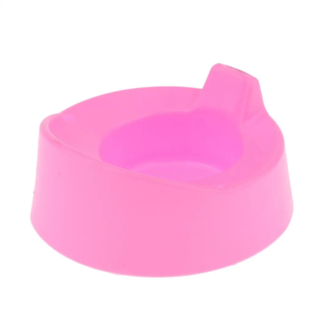 Chan mini inodoro rosa para muñecas - accesorio de guardería infantil - imagen 3