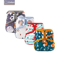 Elinfant Cubierta de pañal impermeable - talla única reutilizable
