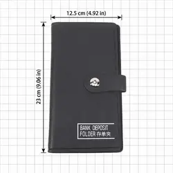 Álbum organizador portátil de documentos y billetes bancarios