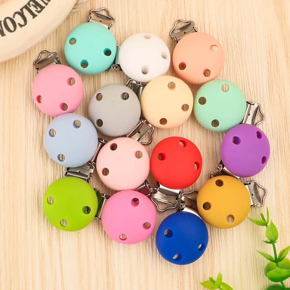 Clips de silicona colores variados
