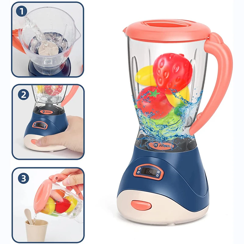 Cocina de juguete infantil con cafetera, licuadora y tostadora - imagen 4
