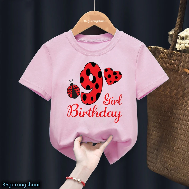 Camiseta personalizada con nombre y mariquita para niño – Manga corta - imagen 5