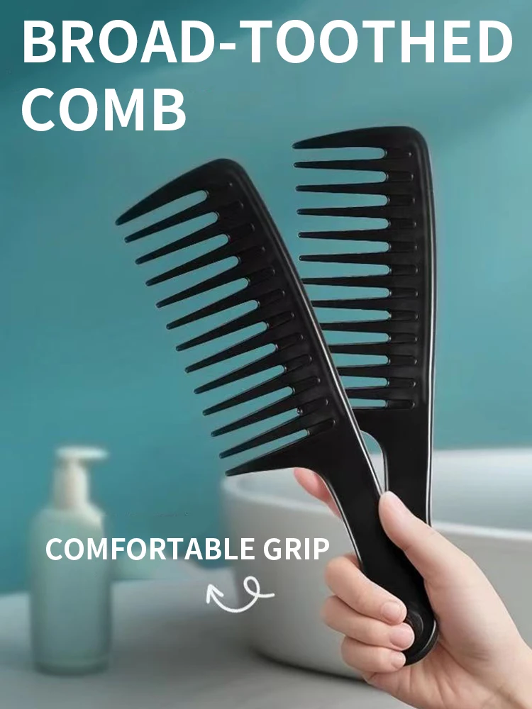 Peine de dientes anchos para cabello rizado resistente - imagen 5