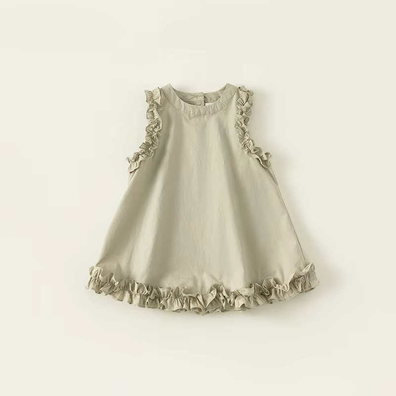 Vestidos de algodón sin mangas estilo princesa para niñas pequeñas - imagen 2