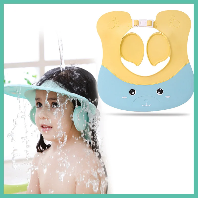 Gorro de ducha impermeable para bebé – Protege las orejas durante el baño - imagen 3
