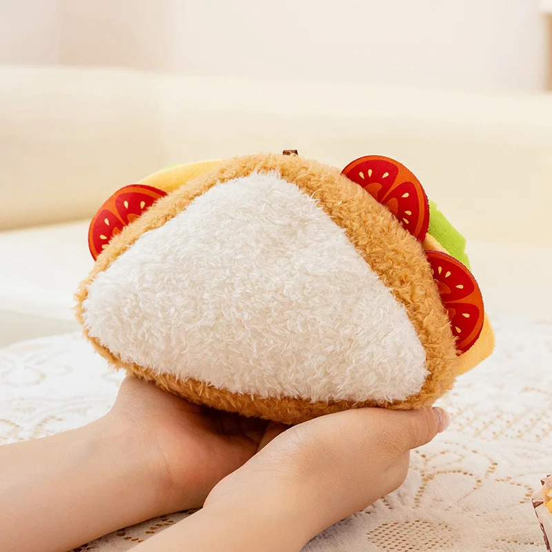 Juego de peluche té vespertino pastel Matcha, sándwich y postre
