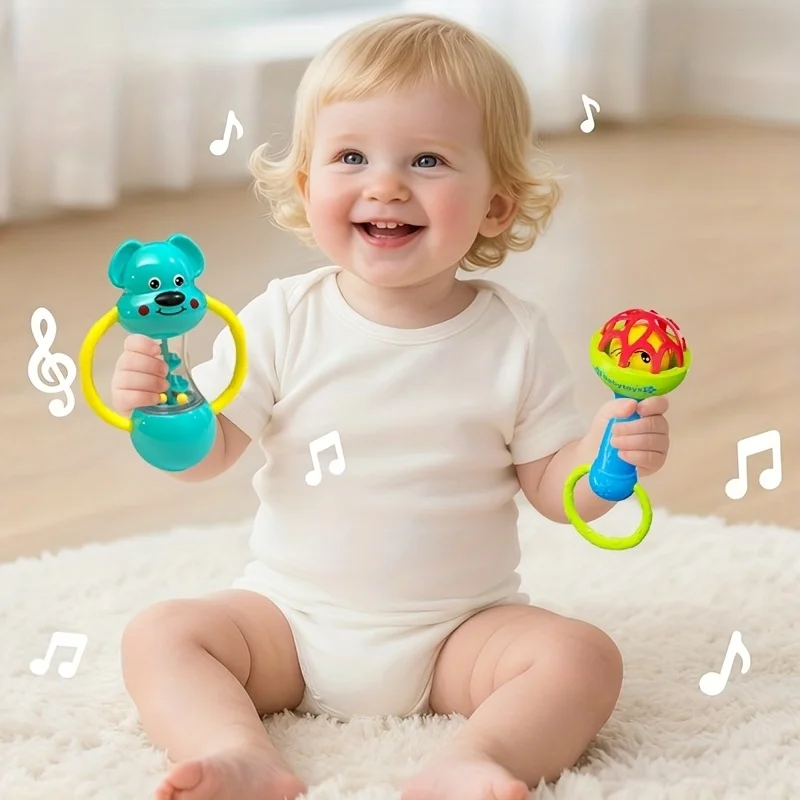 Campana infantil ABS con temática animal y agarre de dos manos - imagen 5