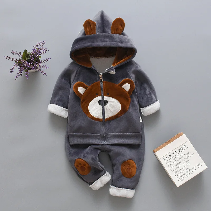 Conjunto de invierno para niña con chaqueta acolchada y pantalón