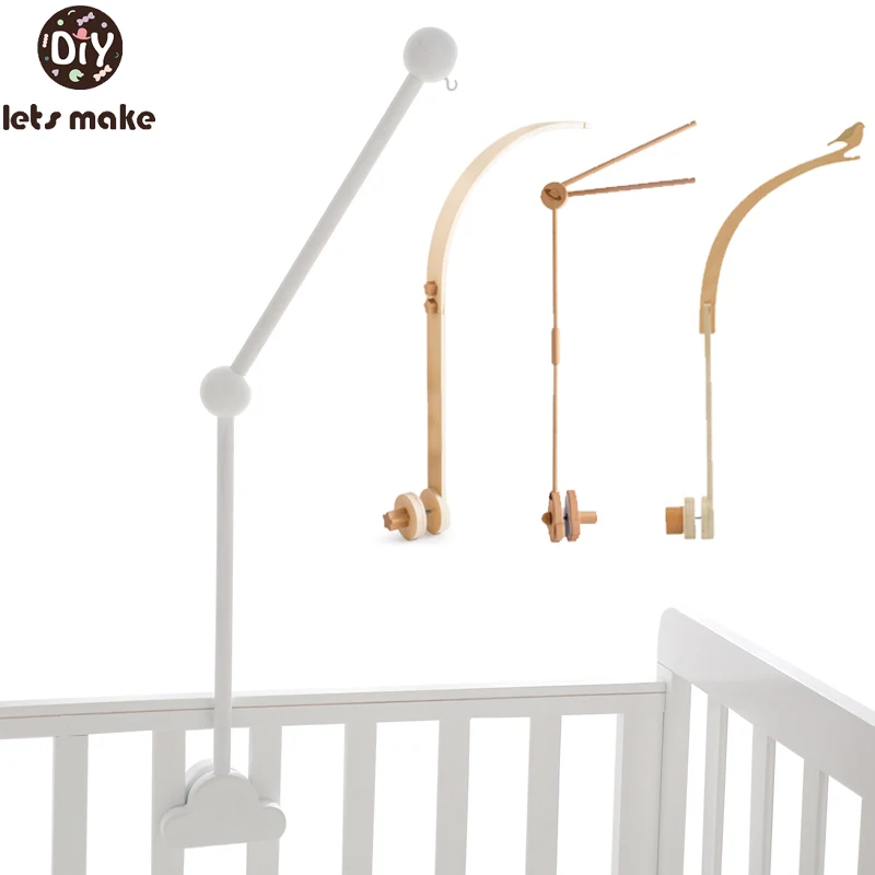 Colgador nube madera para cuna - Soporte decorativo infantil