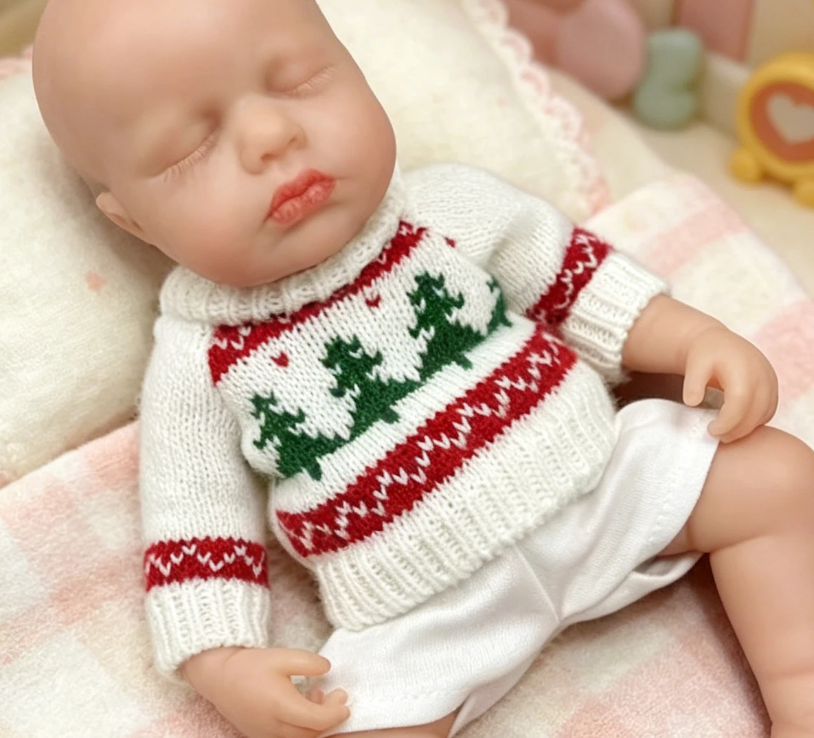 Muñeca reborn Loulou de silicona platino, tacto 3D realista