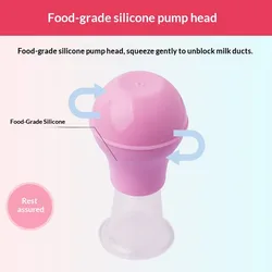 Corrector de silicona para pezón plano e invertido con ventosa
