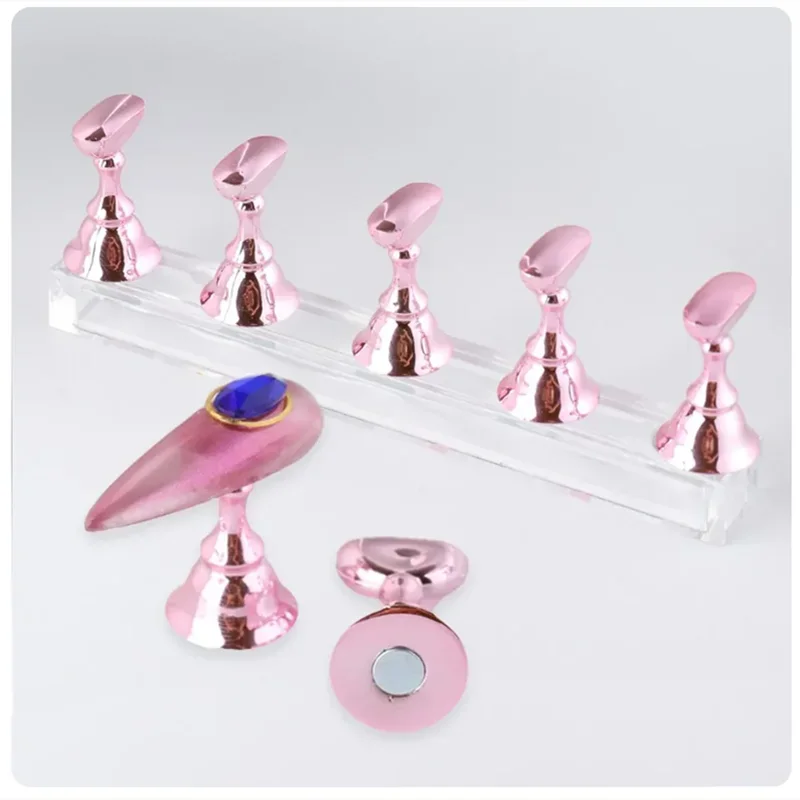 Soporte magnético para uñas acrílicas con tablero de ajedrez - imagen 5