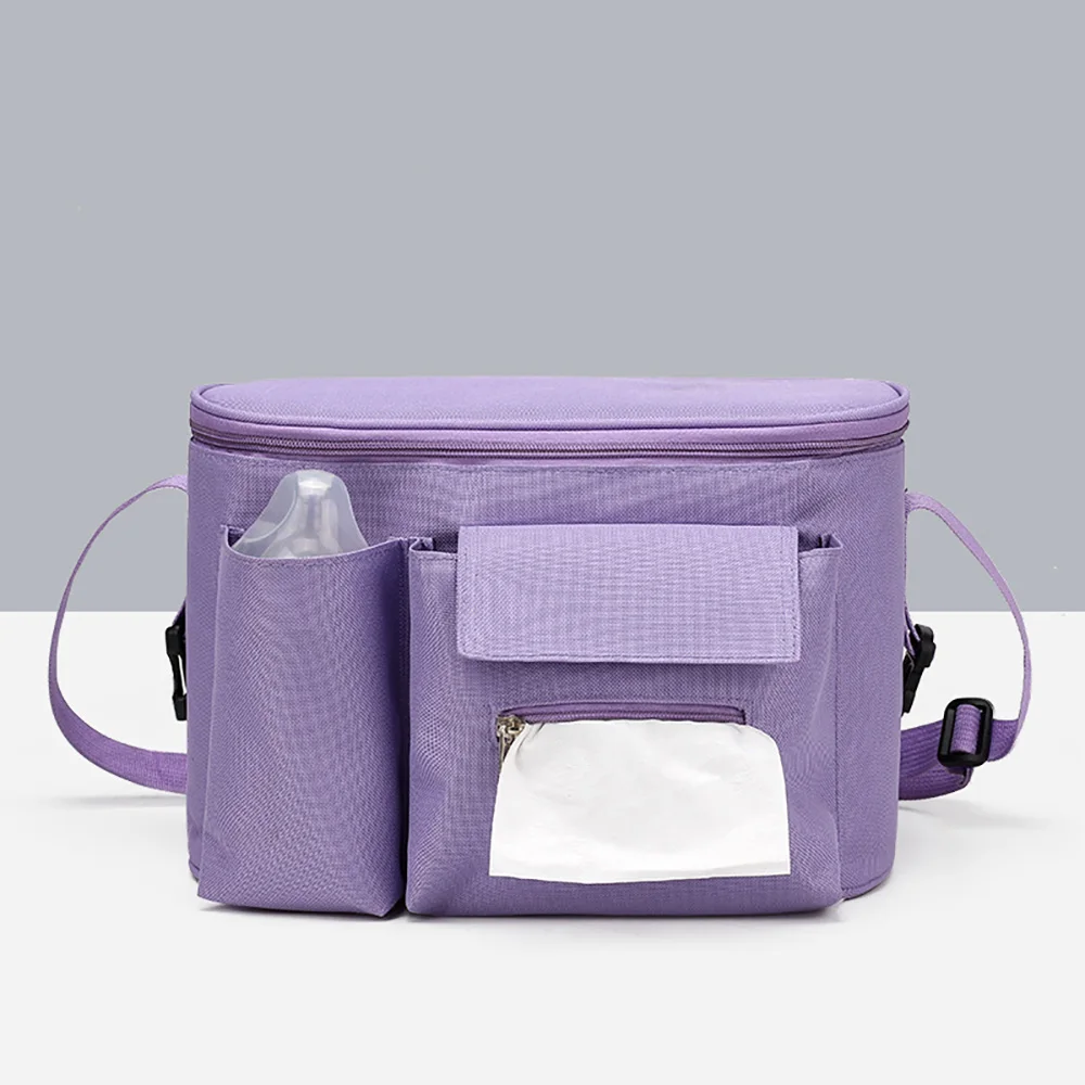 Bolsa de pañales para cochecito con compartimento para biberones - imagen 4