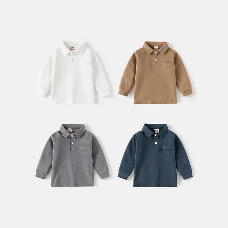 POLO MILANCEL – Camiseta manga larga cuello camisero niños - imagen 3