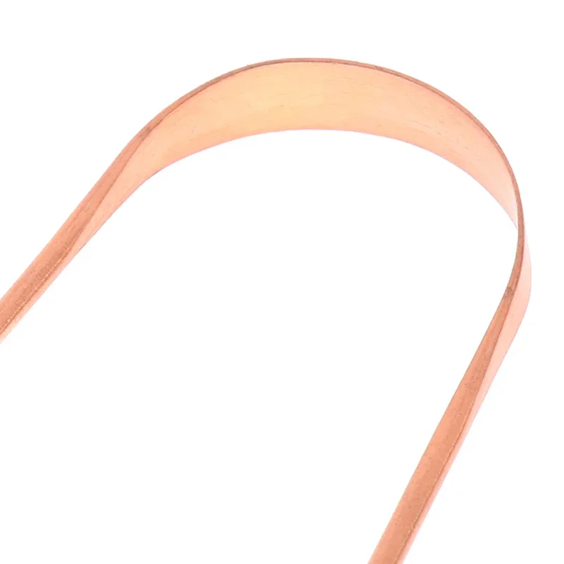 Raspador de lengua de cobre en tono oro rosa
