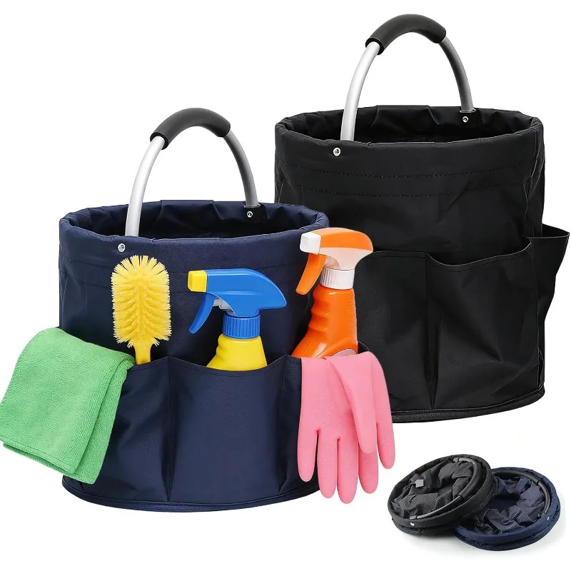 Bolsa organizadora de herramientas plegable y portátil con asa - imagen 5