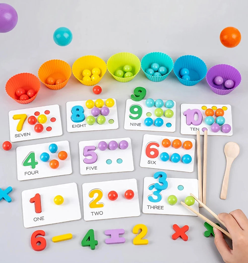 Juego sensorial de conteo