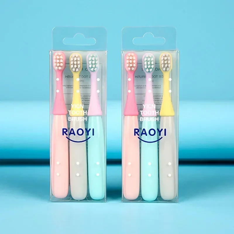 Cepillo de dientes infantil de piel suave para niños 2-5 años