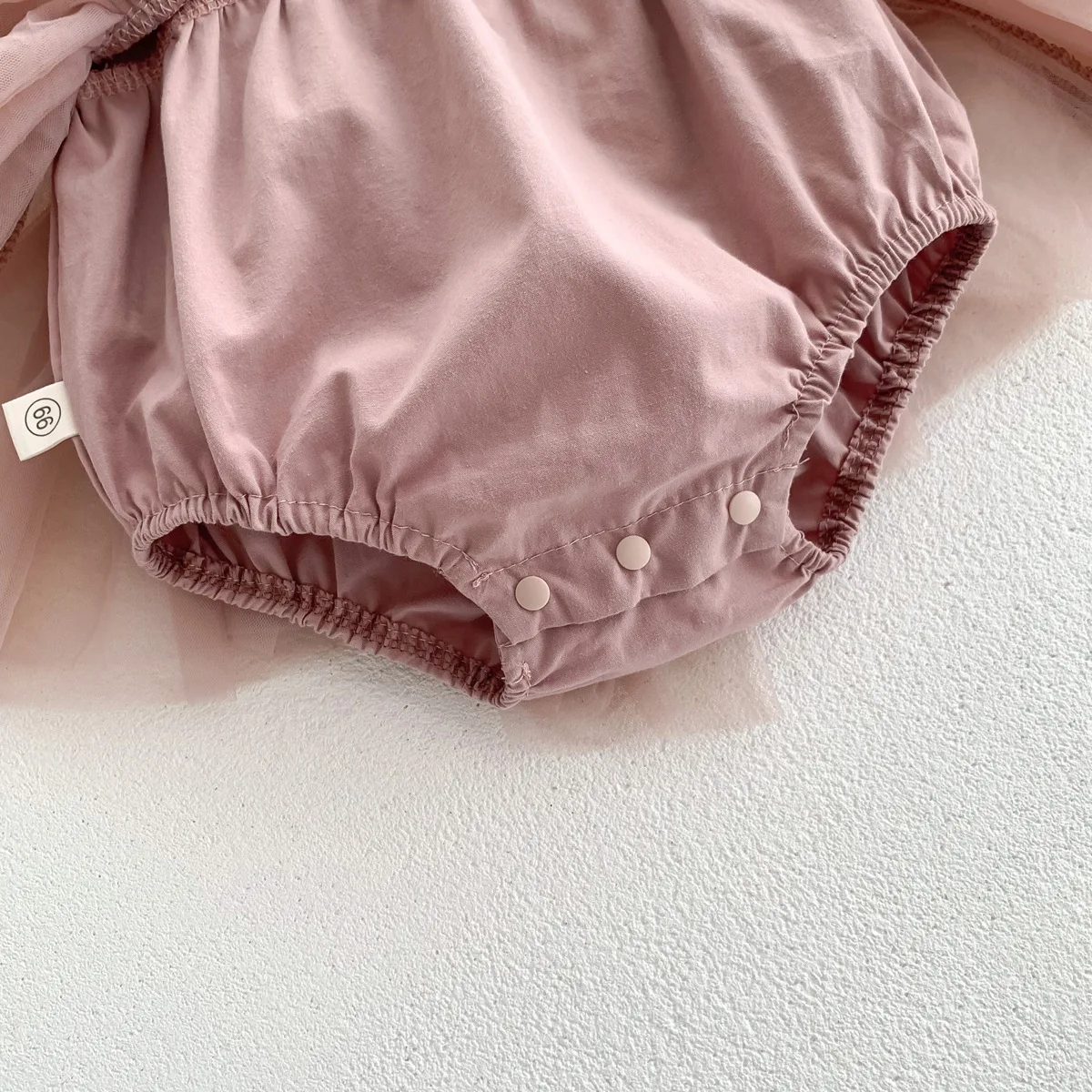 Vestido de verano con manga abombada para bebé niña - Milangel - imagen 4