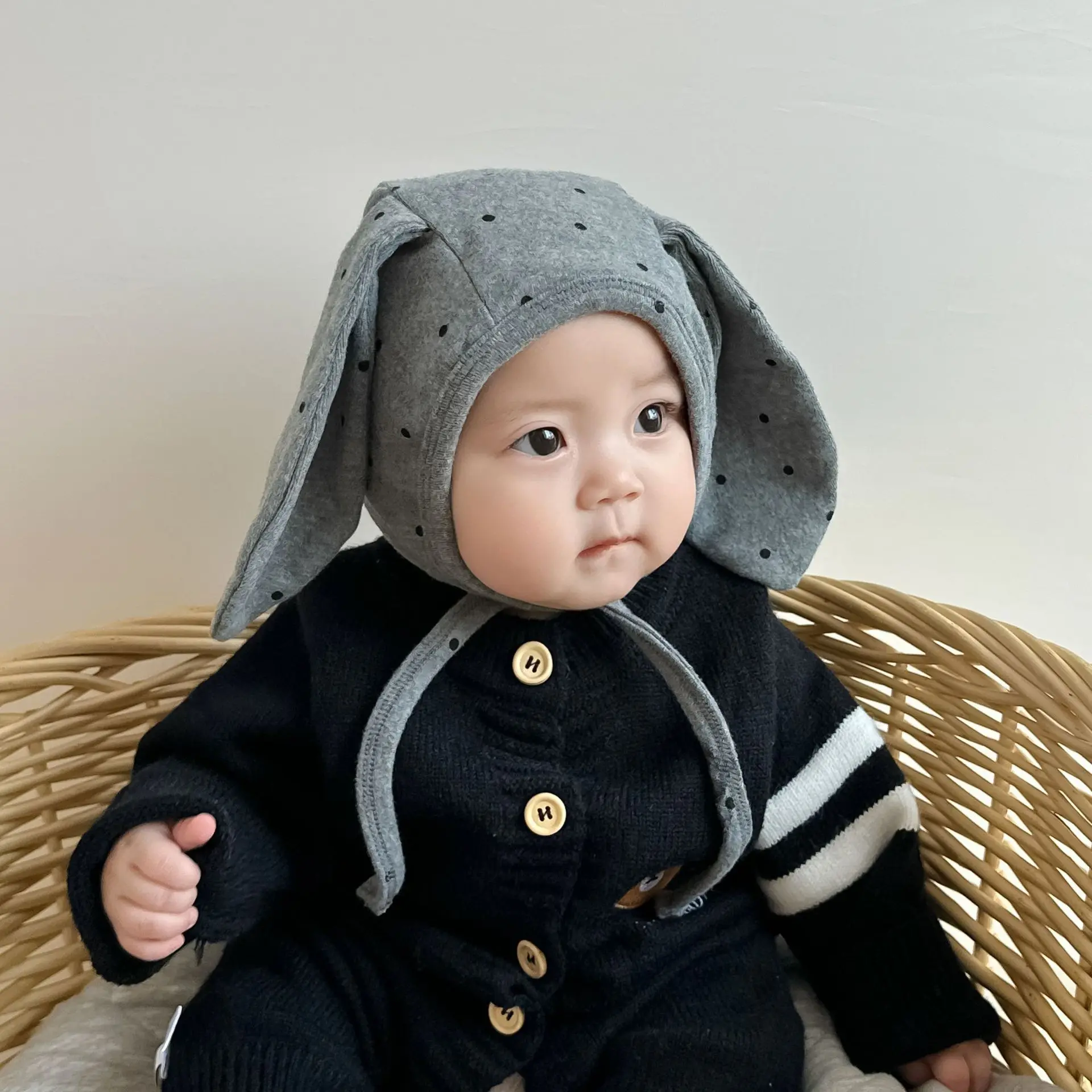 Gorritos Kawaii para bebé, estilo orejas